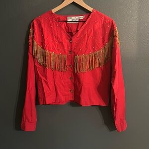 “Mine & Bill’s Outfitters” western shirt women’s Large